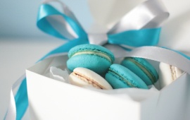 Blue And White Cookies