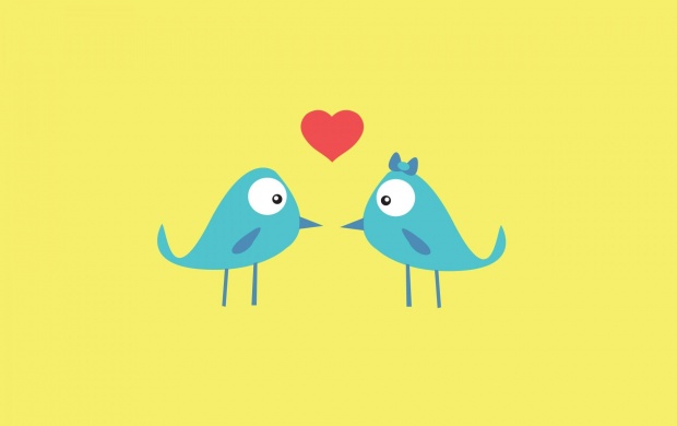 Blue Birds In Love
