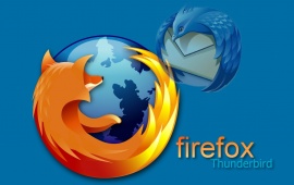 Blue Firefox Thunderbird