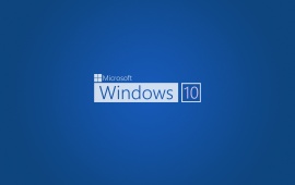 Blue Windows 10