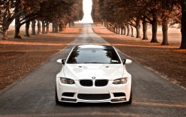 BMW M3 Branca Na Estrada