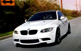BMW White Car