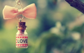 Bottle Love Hearts
