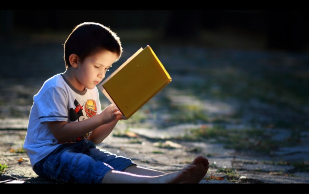 Boy Read A Book (click to view)