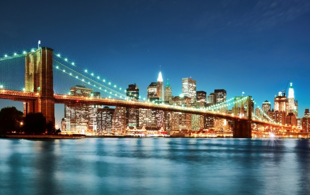 Brooklyn Bridge Lights (click to view)