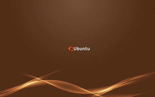 Brown Waves Ubuntu