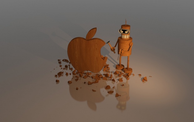 Brown Wood Apple Logo (click to view)