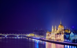Budapest Parliament Night