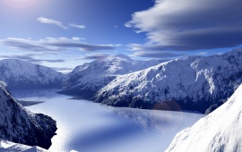 Canada Snowy Mountains