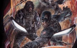 Captain America Civil War Painting