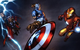 Captain America Thor Ironman