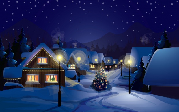 Christmas Eve Village (click to view)