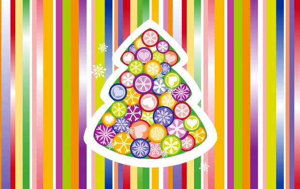 Christmas Tree Colorful (click to view)
