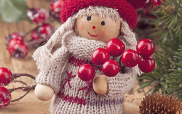 Christmas Twigs Girl Figurine (click to view)