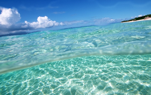 Clear Azure Sea Water (click to view)