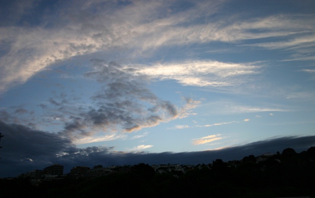 Clouds in the evening