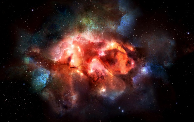 Colorful Antetum Nebula