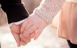 Couple Wearing Love Ring