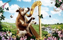 Cow With A Harp