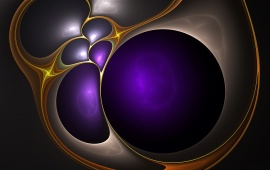 Curvas Purple Abstract