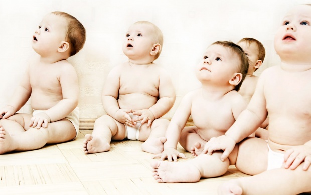 Cute Babies Sitting (click to view)