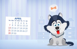 Cute Dog Calendar