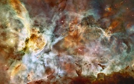 Dark Clouds Of The Carina Nebula
