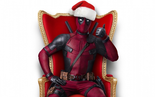 Deadpool Wearing Santa Hat (click to view)
