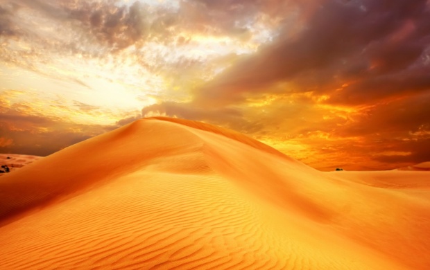 Desert Sand Dune Sunrise