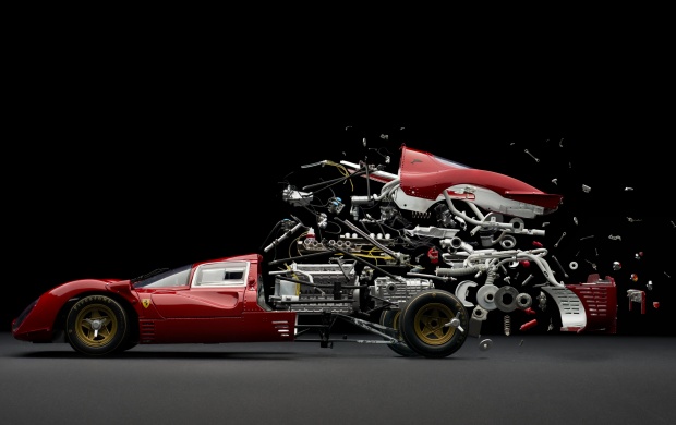 Disintegrating Ferrari 330 P41 (click to view)