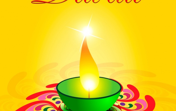 Diwali Card Vector