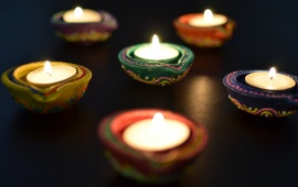 Diwali Clay Lamps