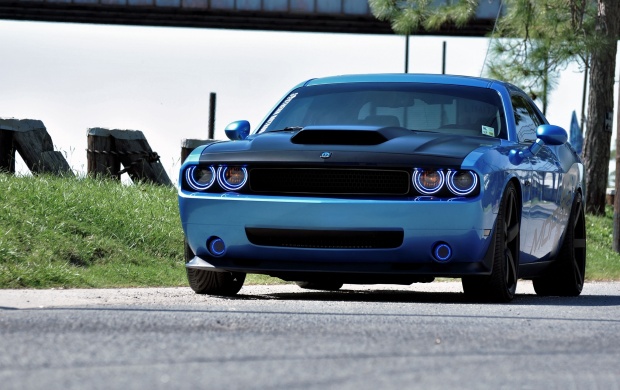 Dodge Challenger With Dual Oracle Halos