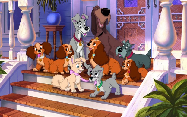 Dog Family Cartoon