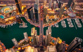 Dubai Buildings And Boat