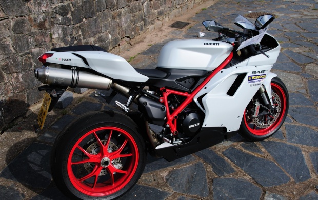 Ducati 848 On Stone Road (click to view)