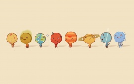 Eight Planets Cartoon
