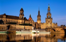 Elbe River Dresden Germany