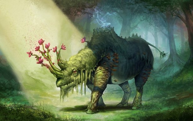 Elemental Rhino Art (click to view)