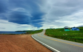Empty Coastal Road