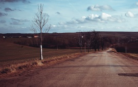 Empty Country Road