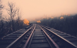 Empty Railroad Track