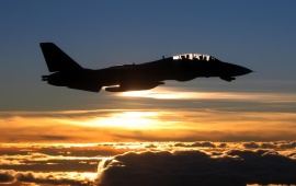 F-14 Tomcat Sunset