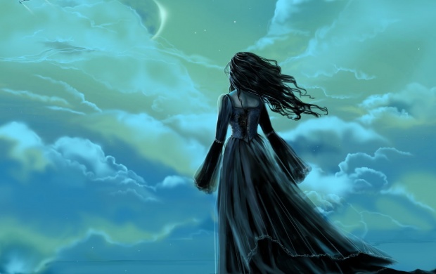 Fantasy Girl - Night Sky