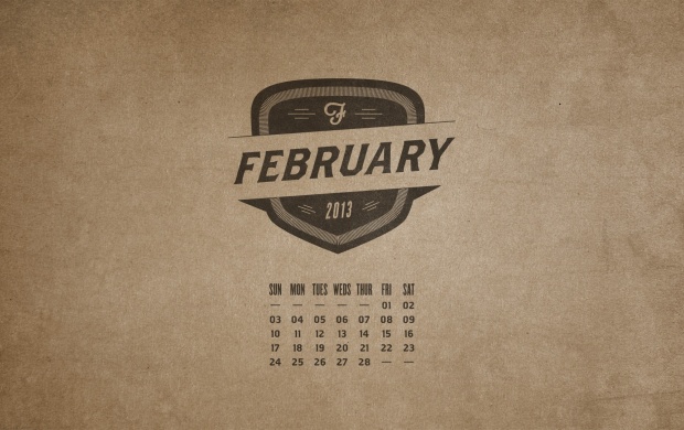 February 2013 Calendar (click to view)