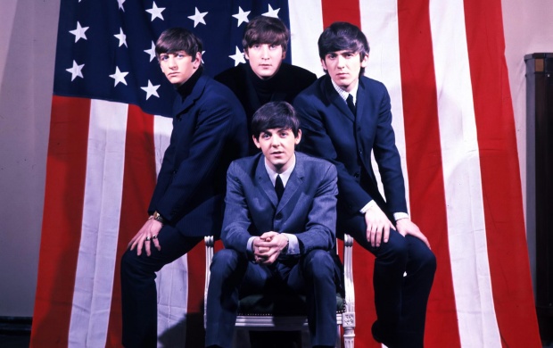 Four Beatles (click to view)
