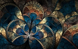 Fractal Pattern Abstract Curves