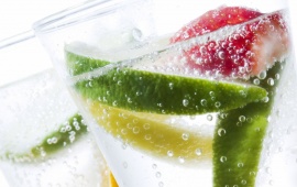 Fresh Fruits in a Glass