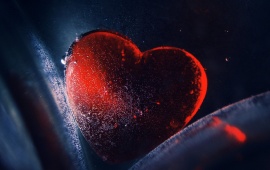 Frozen Red Heart