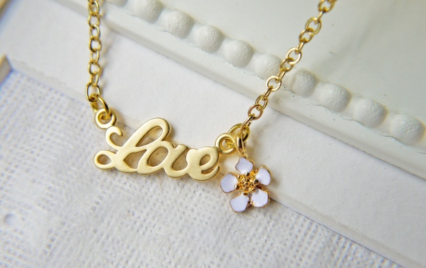 Gold Love Pendant (click to view)